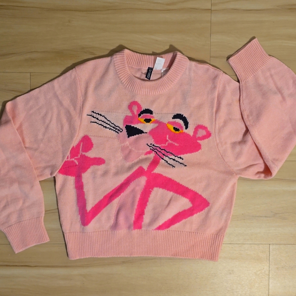 Pink Panther Graphic Sweater